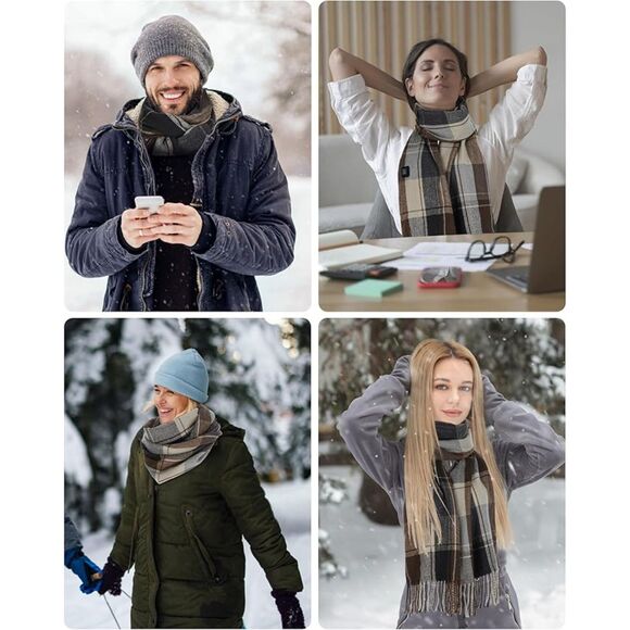 Mailbox Heated Scarf–5000mAH Rechargeable Electric Neck Warmer - Picture 4 of 7